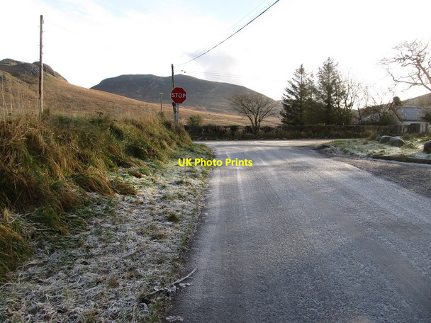 Photo 6"x4" The junction of New Line and Sandbank Roads Hilltown\/J2128 c2012