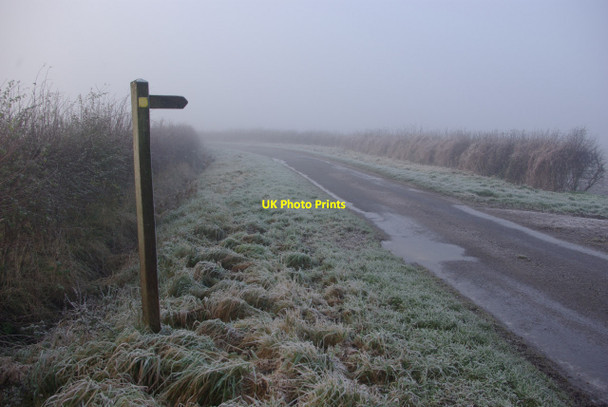 Photo 6"x4" Lane west of Great Sturton Great Sturton c2012