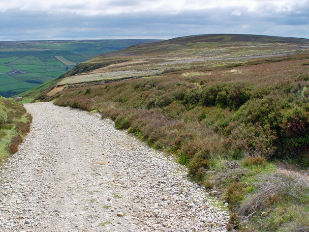 Photo 6"x4" Horn Ridge, above Farndale Church Houses c2008