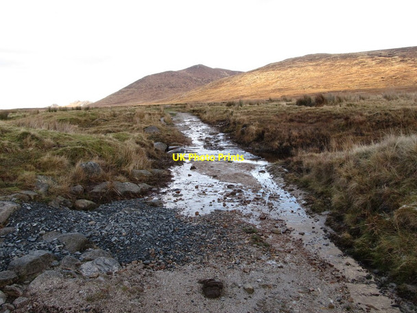 Photo 6"x4" View northwards along the upper section of the Hen Trail Hilltown\/J2128 c2012