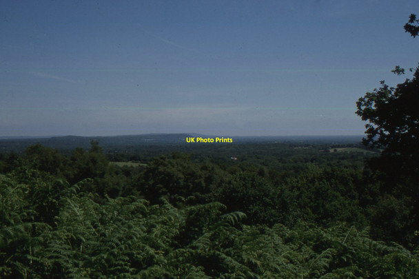 Photo 6"x4" Looking along the Greensand hills, from Gibbet Hill Grayswood c1994