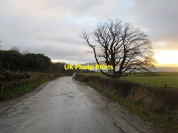 Photo 6"x4" Road near Castle Toward Toward c2012