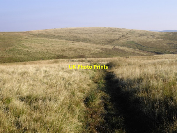 Photo 6"x4" Approaching Kinchie Cleuch Deuchar Law c2012