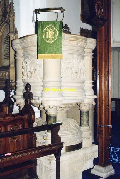 Photo 6"x4" Holy Trinity, Windsor - Pulpit Windsor\/SU9676 c1998