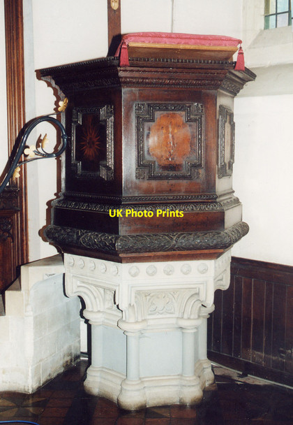 Photo 6"x4" St Laurence, Reading - Pulpit Reading c2000