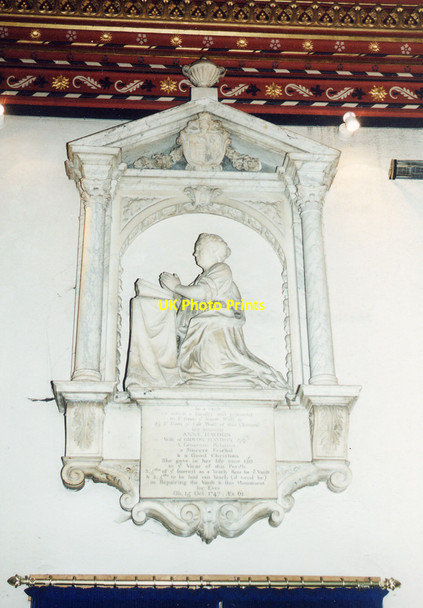 Photo 6"x4" St Laurence, Reading - Wall monument Reading c2000 P1
