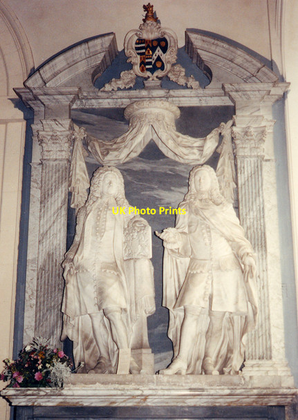 Photo 6"x4" St Peter, Gayhurst - Monument Gayhurst c1995