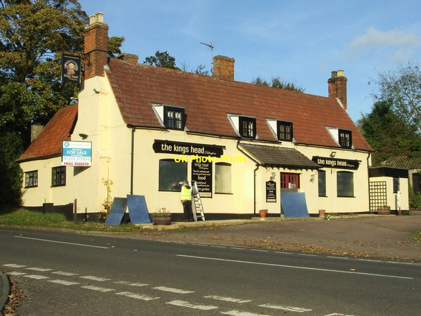 Photo 6"x4" Another Pub Closes Dullingham c2012