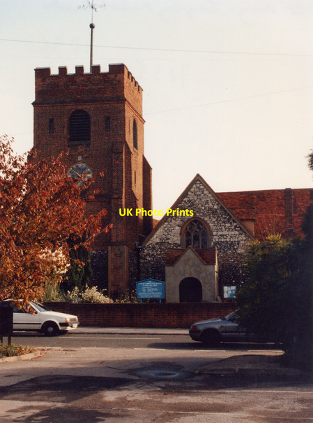 Photo 6"x4" St Mary, Langley Marish Slough\/SU9979 c1995