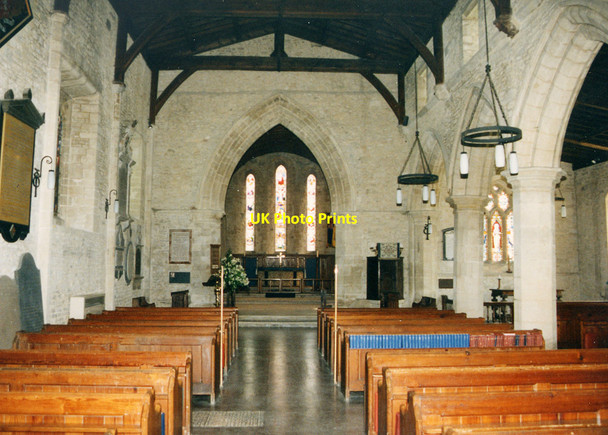 Photo 6"x4" St Peter & St Paul, Dinton - East end Dinton\/SP7610 c1993