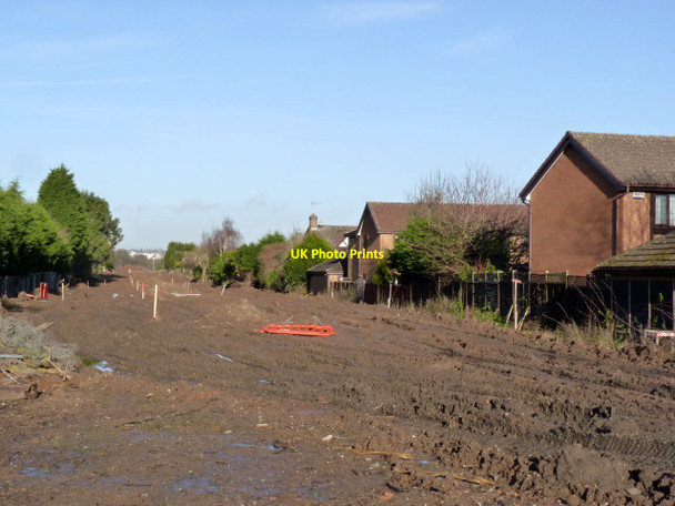 Photo 6"x4" Railway embankment removal  West Bridgford c2012