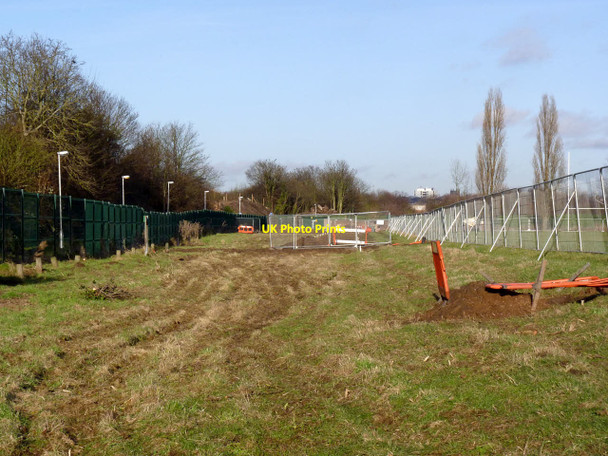 Photo 6"x4" Works alongside the embankment  West Bridgford c2012