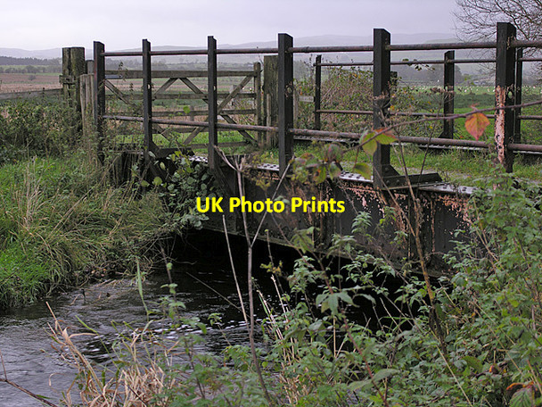 Photo 6"x4" Railway bridge over the Afon Fflur Swyddffynnon c2005