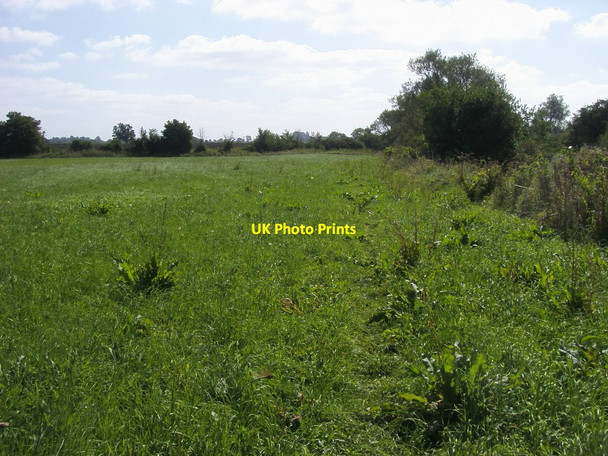 Photo 6"x4" Path heading to Duxford Duxford\/SU3699 c2012