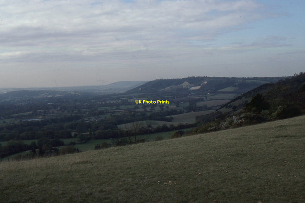 Photo 6"x4" Looking west along the North Downs, from Reigate Hill Lower Kingswood c1993