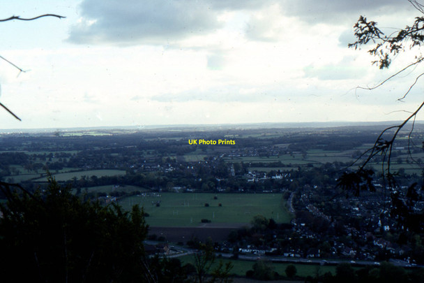 Photo 6"x4" Brockham from the North Downs Way Box Hill\/TQ1951 c1993
