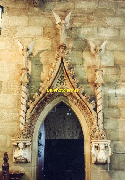 Photo 6"x4" All Saints, Mackworth - Canopy Mackworth\/SK3137 c1991