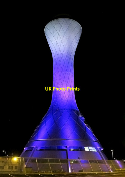 Photo 6"x4" Control tower at Edinburgh Airport Ratho Station c2012