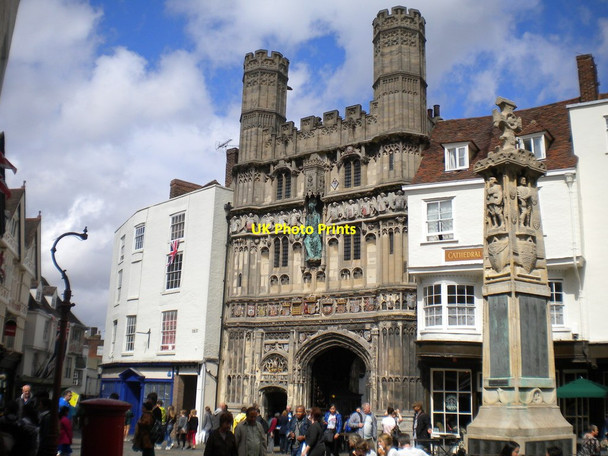 Photo 6"x4" Cathedral gateway, Canterbury Canterbury\/TR1457 c2012
