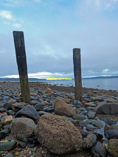 Photo 6"x4" Coastline, Isle of Bute Meikle Kilchattan Butts c2012