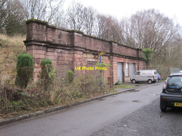Photo 6"x4" Bowling (Upper\/L&D) railway station (site), West Dunbartonshire Erskine c2012