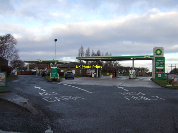 Photo 6"x4" Service station of the A19 Ingleby Arncliffe c2012