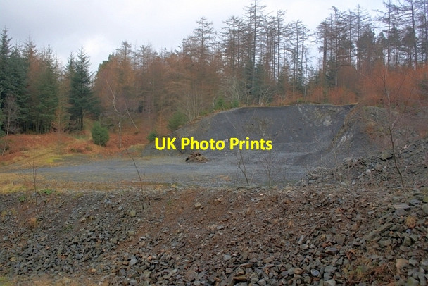 Photo 6"x4" Quarry, Monk Coniston Moor Hawkshead Hill c2012