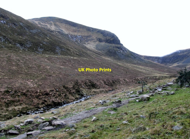 Photo 6"x4" View south-westwards along the Glen River Valley towards The Saddle Newcastle\/J3732 c2013