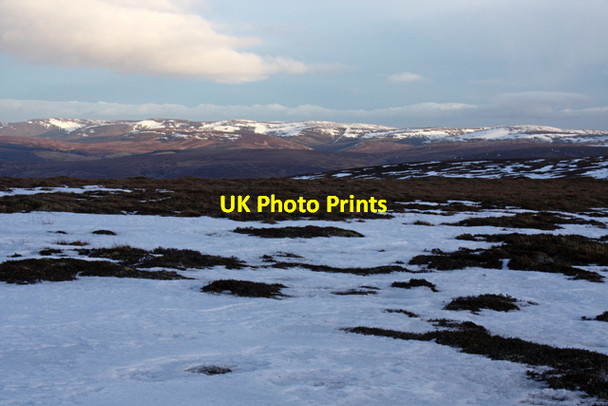 Photo 6"x4" Broad ridge on Geal Charn Beag Geal Charn Beag c2012