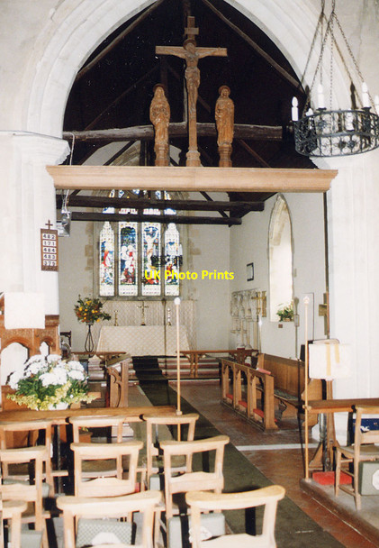 Photo 6"x4" St Barnabas, Alphamstone - East end Alphamstone c1999