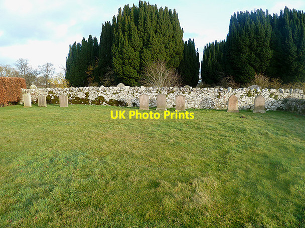 Photo 6"x4" A burial enclosure near Magdalene Hall Farm Maxton\/NT6130 c2012
