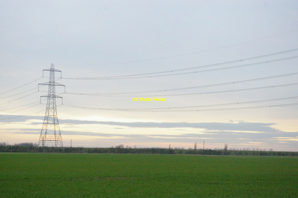 Photo 6"x4" Wiggenhall St Germans: looking west towards the river Wiggenhall St Germans c2013