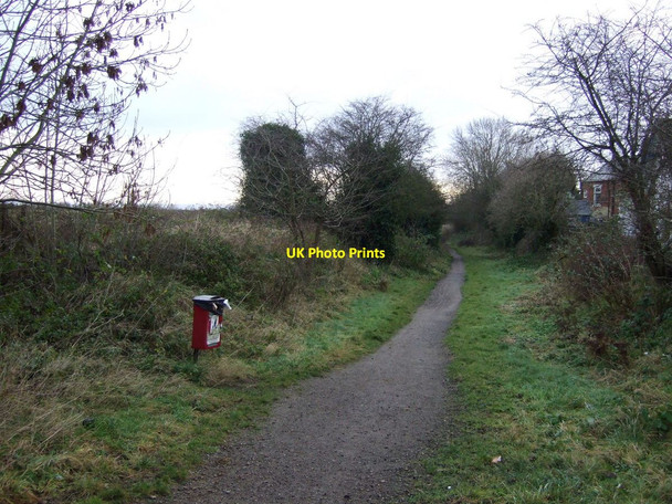 Photo 6"x4" Cycle track on former railway Middleton St George c2013