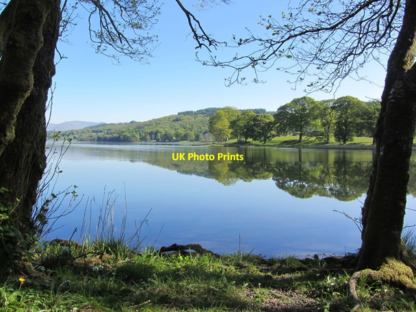 Photo 6"x4" View to Ees across Esthwaite Water Far Sawrey c2012