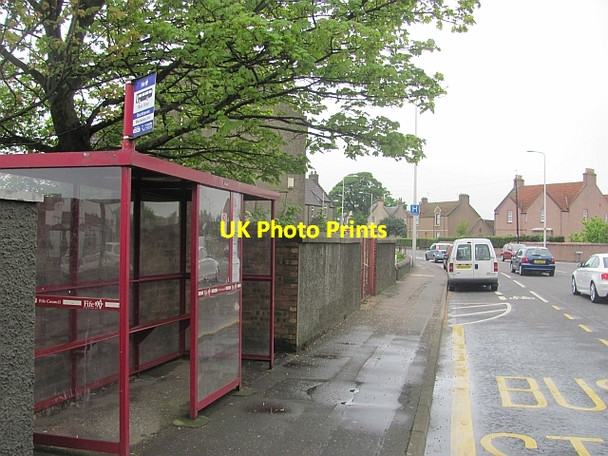 Photo 6"x4" Bus stop, Wellesley Road Buckhaven c2012