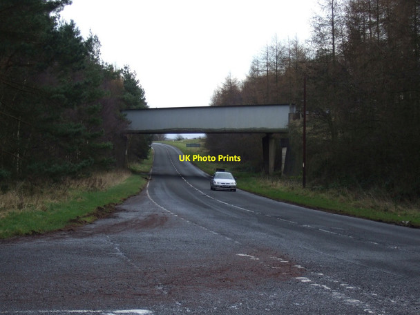 Photo 6"x4" Railway bridge over the A67 Urlay Nook c2013