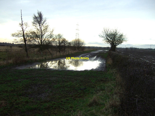 Photo 6"x4" Farmland off Yarm Back Lane Elton\/NZ4017 c2013