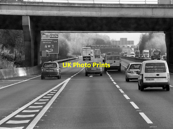 Photo 6"x4" M27, Romsey Road Bridge Nursling c2012