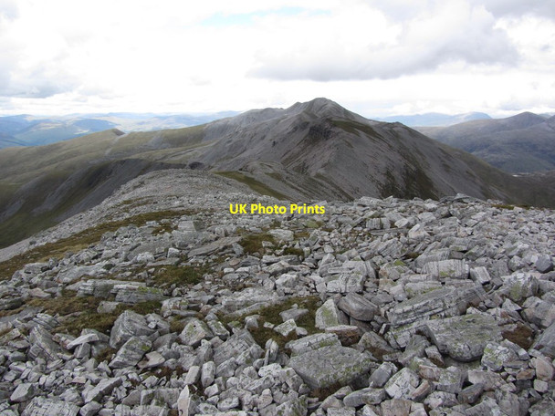 Photo 6"x4" On the summit of Stob Coire an Laoigh with view towards Stob Choire Claurigh Caisteil c2012