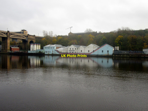 Photo 6"x4" Derelict industrial site, Gateshead quayside Newcastle upon Tyne c2012