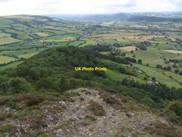 Photo 6"x4" The southwest ridge from Moel y Golfa near Welshpool Trewern\/SJ2811 c2012