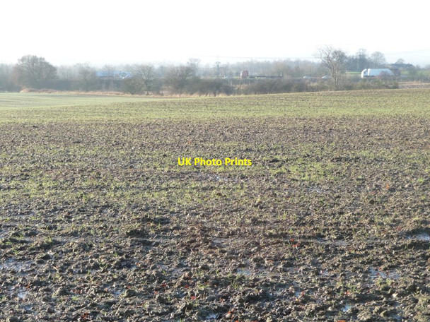 Photo 6"x4" Farmland in sight and sound of the M62 Hungate\/SE3726 c2013