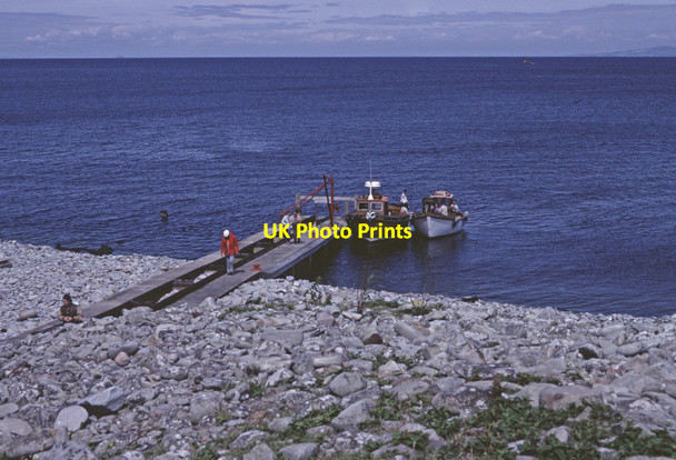 Photo 6"x4" Landing Pier, Ailsa Craig Foreland Point\/NX0299 c1983