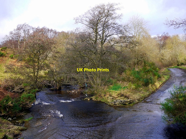 Photo 6"x4" Rowley Burn at Crabtree Ford Rawgreen c2013