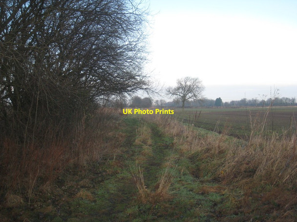 Photo 6"x4" The course of the Axholme Joint Railway Bracon c2013