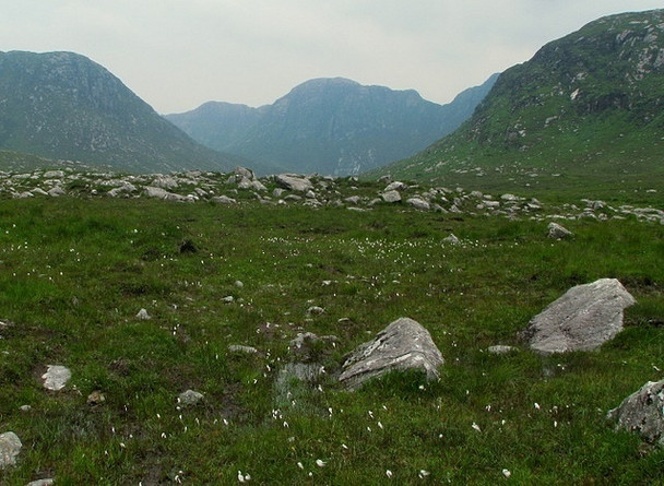 Photo 6"x4" Towards the Poisoned Glen Money Beg c2008