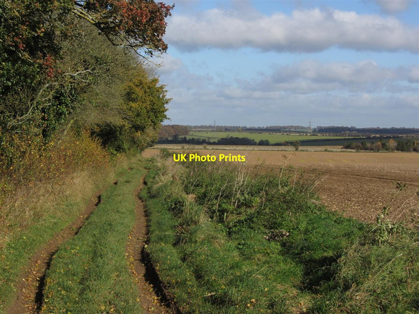 Photo 6"x4" Bridleway running northeast from Saltway Barn near Ablington Ablington\/SP1007 c2012