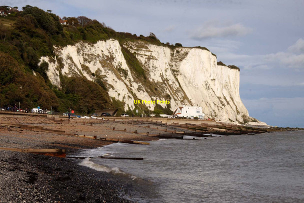 Photo 6"x4" White cliffs in St Margaret's Bay St Margaret's at Cliffe c2012