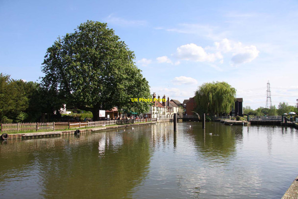 Photo 6"x4" Approaching Sandford Lock Sandford-on-Thames c2012