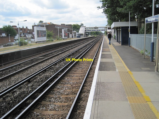 Photo 6"x4" West Byfleet railway station, Surrey West Byfleet c2010